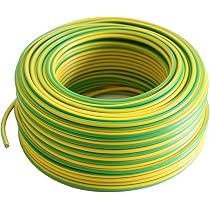 PVC-Aderleitung H07V-K 10 Mm² – Gelb/grün, Feindrähtig, Flexibel, 10 Meter Für Elektroinstallation