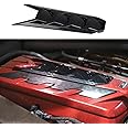 crosselec Engine Shroud Cover Panel Trims for Chevrolet Corvette C8 2020-2023 Accessories (Carbon Fiber)