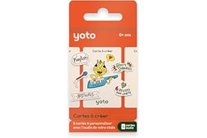 Yoto Make Your Own (Pack of 5)- Kids puste karty audio (instrukcje francuskie) do użytku z Yoto Player & Mini All-In-1 Audio Player, dla dzieci w każdym wieku