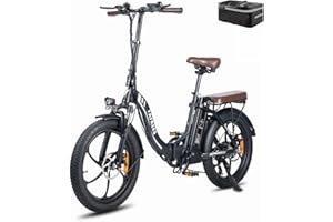 Fafrees F20 PRO Electric Bicycle, 20inch Women Men Folding Electric Bike, 250W Electric Mountain Bike, 36V/18A Removable Battery, Range 70-130KM, Shimano 7 Speed E-bike