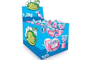 Lutti Tubble Gum Tutti Frutti - Tuben-Kaugummi 36 Stück