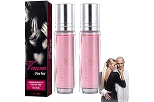 ANLOXIMT 2Pack Perfume con Feromonas Para Mujer/Hombre, Roll On con Aceite Esencial, Colonia Corporal