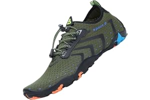 SAGUARO Buty do wody dla kobiet i mężczyzn, buty plażowe, mokre buty, lekkie buty do wody, buty do pływania, szybkoschnące, do surfowania, nurkowania, żeglarstwa, basenu, kajaka, Gr.2.5-13