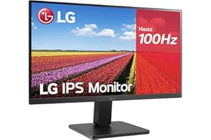 LG 24MR400-B - Monitor Full HD, 24 Pulgadas, IPS 1000:1, 1920x1080, HDMIx1, AMD FreeSync, Clasificación E, Sin Altavoz, Pantalla Ergonómica, Negro