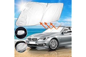 SHAOHAO Compatibile con BMW 5 F10 / F11 / F07 Parasole pieghevole con rivestimento in argento protezione dai raggi UV e dal calore parasole Accessori