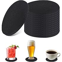 Sourcing Map- 2pcs 2.17 Métal Dessous Verre Stockage Etagère