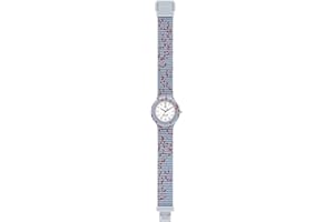 HIP HOP, Collezione I Love Japan, Orologio Donna, Cinturino in Silicone Stampato e Intercambiabile, Cassa 32mm, Resistente all'Acqua, Pratica Chiusura, Lunghezza Regolabile fino a 23.7 cm