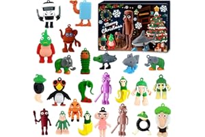 CHANCCI Italian Brainrot Advent Calendar 2025,24 Pcs Tung Tung Tung Sahur Figures,Tralalero Tralala Toy Desk Decor,Tung Tung Tung Sahur Action Figure, for Fans,Colleagues,Friends (B)