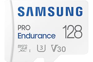 Samsung PRO Endurance 128GB microSDXC UHS-I U3 100MB/s Video Monitoring Memory Card with Adapter (MB-MJ128KA)