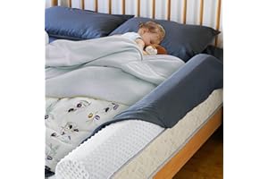 Aonvmdis Bed Bumpers for Toddlers Foam Bed Rail for Toddlers 1 Pack Bed Rails Bumper for Queen, King, Twin, Full-Size Bed with Non-Slip Machine Washable Cover