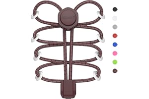 HOMAR Elastic No Tie Shoe Laces Strech Tieless Reflective Shoelaces with 15 Colors for Kids Adults Trainers One Size Fits All No Tie Shoe Strings for Sneakers Boots Casual Shoes