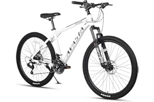 AVASTA AV300 26 inch Mountain Bike MTB Commuter Bike Lightweight Aluminium Frame 21 Speed Gearing Front Suspension Disc Brakes Front and Rear