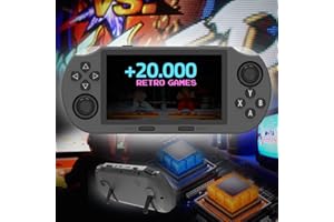 PEENWIN Consola Retro Portátil con más de 20,000 Juegos - Mini consola portatil con Pantalla LCD, Reproductor de vídeo, Fotos, Musica y libros, Batería de 3500mAh, Compatible con TV, Ideal para Viajes
