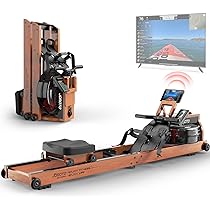 JOROTO Rudergerät Holz Wasserwiderstand - Bluetooth & Faltbar