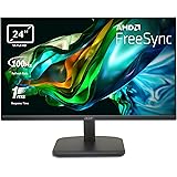 Acer EK241YHbif Monitor PC 24", Display VA Full HD, 100 Hz, 1 ms (VRB), 16:9, FreeSync, VGA, HDMI 1.4, Lum 250 cd/m2, Schermo