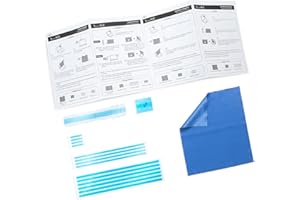 SenseAGE - Kit di sostituzione schermo privacy, strisce adesive e linguette di montaggio a scorrimento per monitor di computer, laptop, MacBook, Surface Pro e Surface Laptop