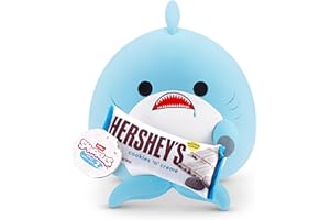 Snackles, Series 2, Shark (Hershey, Cookie n Cream), Plush Toy, Small (20 cm), Brown Box, (Shark)