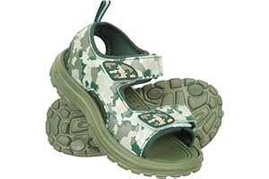 Mountain Warehouse Sand Kids Sandals - Comfortable Footwear with Cushioned Footbed, Touch Strap Fastening For Boys & Girls - For Spring Summer, Beach, Walking & Outdoors
