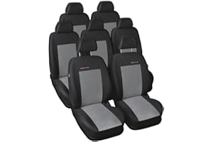 Mossa Fundas de Asientos adecuadas para Seat Alhambra II (2010- ) - reposacabezas estándar - Elegance (E2)