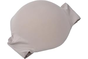 Fishawk Fake Pregnant Belly, Breathable Memory Foam Fake Belly Costumes, Lightweight False Tummy Bump Pregnancy Belly Film Props for Performance Photography Costumes Cosplay(L-8-10)