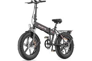 ENGWE Bici Elettrica Pieghevole, 20"×4.0 Fat Tire 7 Velocità Bicicletta Elettrica da 48V 13Ah Batteria Rimovibile, Autonomia di Massima 120KM 250W E-bike da per Ogni Terreno & MTB & Spiaggia & Neve