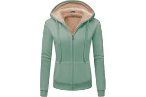 GEEK LIGHTING Sweat à Capuche Femme Polaire Chaud Veste Femme Chic et Elegant Sweatshirt à Capuche Femme Zippé Veste Hoodie Jacket Chaud Automne Hiver S-2XL