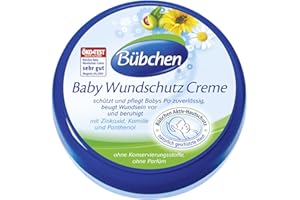 ‎BÜBCHEN Bübchen Blaue Line Baby Wundschutz Creme, 2er Pack (2 x 150 ml)