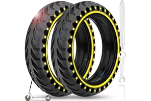 BANGTING 2PCS 8.5 inch Solid Tyres for Electric Scooter, 8 1/2 x2 Scooter Tyre, 50/75-6.1 Tires Compatible with Xiaomi Pro 2 / M365 / M365 Pro / 1S / 3/3 Lite and all 8.5 inch Scooter Tire