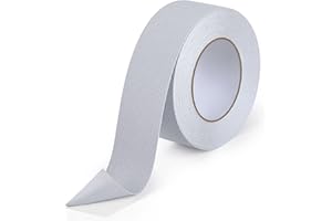 OQingluan Anti Slip Tape for Steps, 5cm*10m, Anti Slip Adhesive Tape, Heavy Duty Traction Tape, Anti Slip Tape Outdoor Waterproof, Prevents the Elderly, Children, Pets from Slipping and Falling, Grey