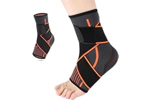 jjshund Attelle Cheville Sport, Chevillere Entorse Support de Cheville Soutien de la Cheville Réglable Protection pour Homme et Femme Ligamentaire Entorses Blessures,la protection sportive (M)