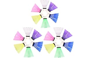 FORMIZON Volantes Bádminton, 24 Piezas Bádminton de Colorido, Bola de Bádminton con Estabilidad Shuttlecock y Durabilidad para Actividades Deportivas al Aire Libre y en Interiores
