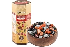 Alucra Schokolade in Kieselsteinoptik 250g - Essbare Steine aus Schokolade Cakiltasi - Türkische Süßigkeiten und Snack mit knackiger Zuckerkruste - Chocolate Rocks Geschenke für Schokoliebhaber