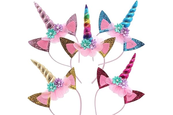 LUKIUP Lot Bandeaux De Joyeux Anniversaire, Couronne Lumineuse, Bandeaux d'anniversaire pour Filles, FêTe d'enfants, Bandeaux De Princesse Cosplay