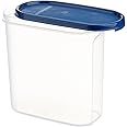 SignoraWare Modular Oval BPA Free Plastic Multipurpose Container | Airtight | Leakproof | Stackable | Kitchen & Pantry Storage | for Grain, Spice, Dal, Coffee, Tea, Cereal etc ( 1.7 Ltr | ModBlue )
