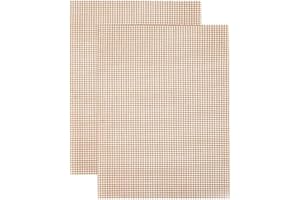 Longsing Maglia per Barbecue, 2pezzi BBQ Griglia Rete Antiaderente Resistente Stuoia di Griglia Resistente al Calore Facile da Pulire per Grigliare Carne, Verdure, Frutti di Mare, Cottura,Forno