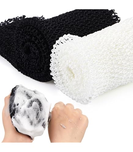 Tang Karrey Peeling-Pads Aus 100% Baumwolle – 6er Set Waschlappen Mit Luffa-Effekt Für Gesicht & Körper