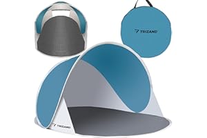 Mt malatec tente de plage pop up protection uv tente légère 10178 dimensions : 145 x 100 x 70 cm