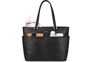 LOVEVOOK Damska torba na laptopa o przekątnej ekranu 15,6 cala, duża torebka na zakupy, torba robocza, aktówka, torba nauczycielska, torba szkolna, torba na ramię, na uczelnię, biznesową i do szkoły