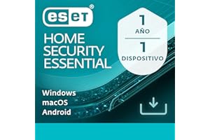 ESET HOME Security Essential 2026 | 1 dispositivo | 1 año | banca online y navegación seguras, inspector de red y protección de la cámara web incluidos | Windows, macOS y Android | Código por email