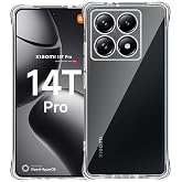 Ehr. Xiaomi Mi 14T / Mi 14T Pro Uyumlu Darbe &Ouml;nleyici Sararmaya Dayanıklı Airbag Korumalı Ultra Slim TPU Şeffaf Silikon Kılıf