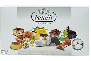 Buratti Confetti con Ripieno al Gusto di Creme Miste, Tenerezze Misto Creme - 1000 g