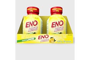 Eno Active, Producto A Base De Sales Minerales En Polvo, El Toque Refrescante Que Necesitas Después De Las Comidas, Sabor Limón, Pack De 2 Frascos De 200 Gr Para 80 Dosis