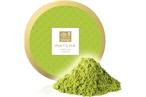 TEA UNIQŌ Matcha Pulver aus Grüntee, für Macha Latte, Eis, Bubble Tea oder Backen - Japanischer Matcha Tee 100% natürlich in wiederverschließbarer Dose