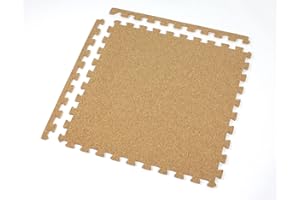Cork Tiles x 8 with EVA Foam base (32 sqft) by Easimat 507