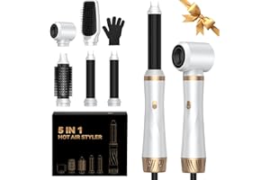 UMIGA Air Styler 5 in 1, 1000W Hair Dryer Brush, Hair Styler-Hot Brushes for Hair Styling, Hot Brush - Hair Styling Appliances for Women Volume, Curl, Smooth, Dry