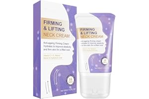 UTAPOSSIN Creme Fermeté Cou, Crème Raffermissante Cou et Décolleté avec des Niacinamide et Acide Hyaluronique, Crème Anti-Age pour le Cou, Firming Neck Cream pour Une Peau Lisse et Jeune