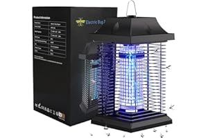 Dreamhigh® Lámpara Antimosquitos Eléctrico 4500V, 20W UV Mosquito Lámpara Trampa, Alcance Efectivo de 100m², para Dormitorio, Salón, Cocina, Jardín