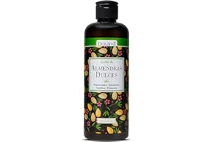 DRASANVI ACEITE DE ALMENDRAS DULCES - Especialmente nutritivo e hidratante - Ayuda a reducir arrugas y estrías - Indicado para todo tipo de pieles - VEGANO - 250ml