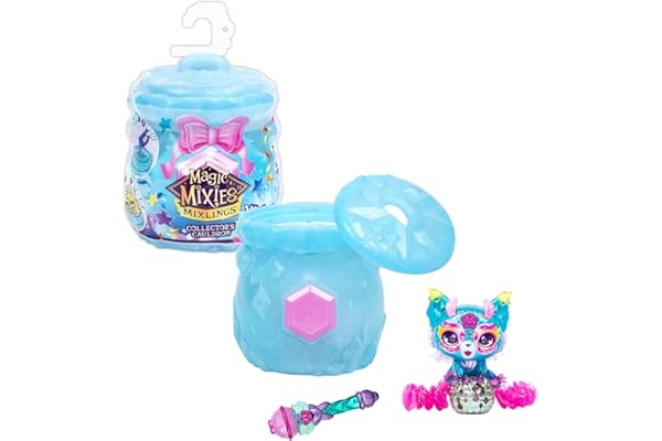 Magis Mixies - Magic Mixlings Magicus Party - Chaudron Magique avec poupées, Unboxing Magique, 30 mixlings divisés en 4 équipes à Collectionner avec des capacités Magiques, Enfants 3 Ans +, célèbre