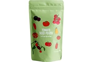 Scott&Co. Tomato Seed Variety Pack, Indoor, Outdoor, UK Planting, Moneymaker, Roma VF, San Marzano, Golden Queen, Red Cherry, Tigerella Tomato Seeds, Gardening Gifts for Women and Men